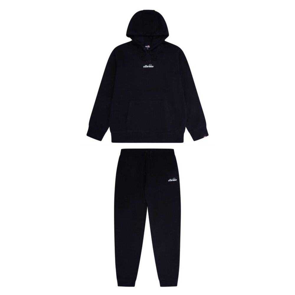 Ellesse Mens Logo Tracksuit Set / Black